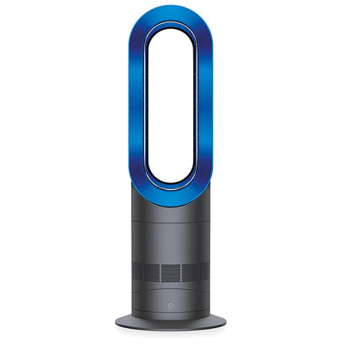 Dyson AM09 Fan Heater, Iron/Blue