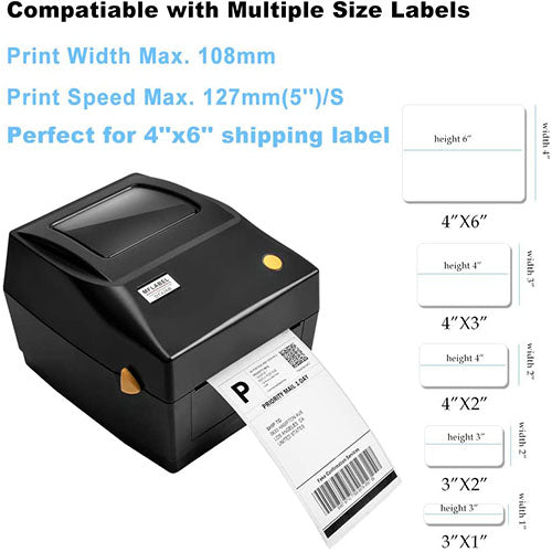 MFLABEL Label Printer, 4x6 Thermal Printer