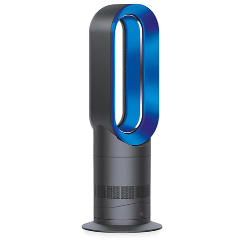 Dyson AM09 Fan Heater, Iron/Blue