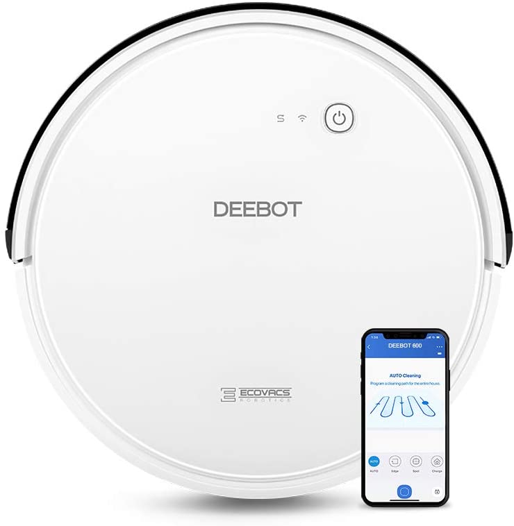 ECOVACS DEEBOT 600 Wi-Fi Connected Robot Vacuum