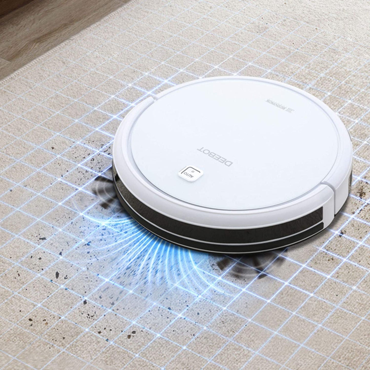 ECOVACS DEEBOT N79W The Multi-Surface Robotic Vacuum Cleaner - White