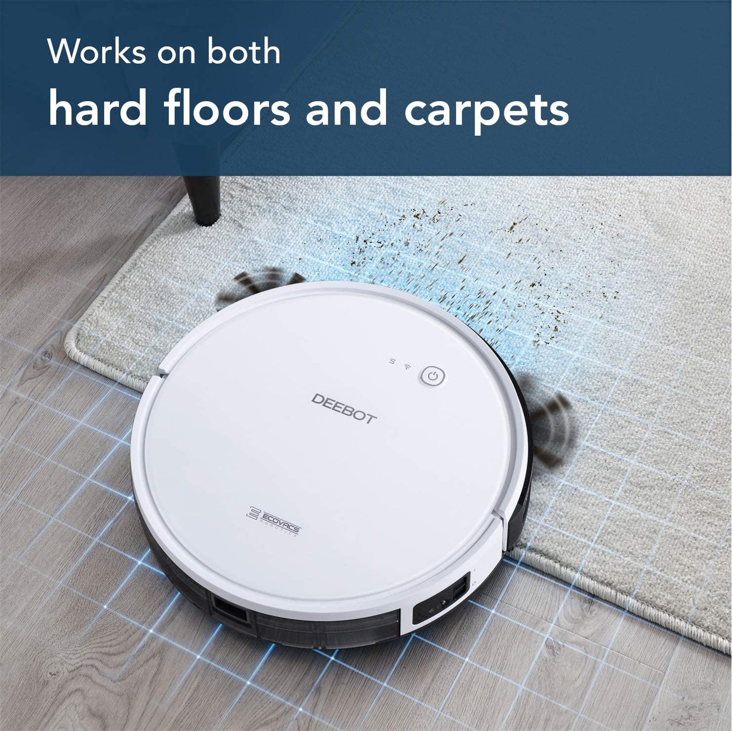 ECOVACS DEEBOT 600 Wi-Fi Connected Robot Vacuum