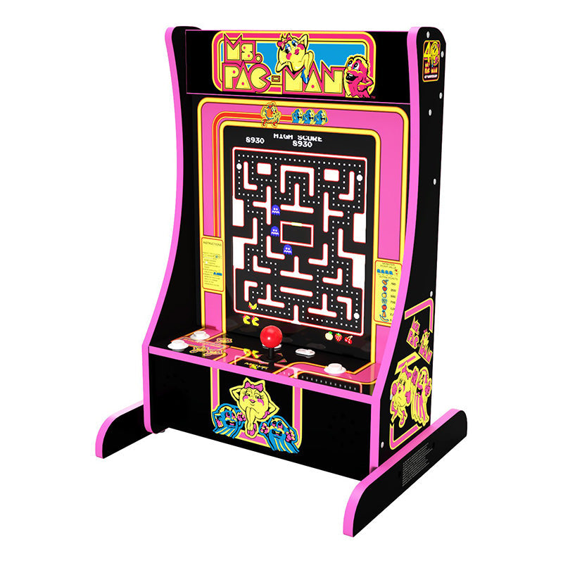 Arcade1Up 10 Game PartyCade Plus Portable Home Arcade Machine - Ms. PacMan