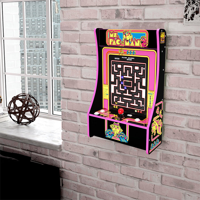 Arcade1Up 10 Game PartyCade Plus Portable Home Arcade Machine - Ms. PacMan