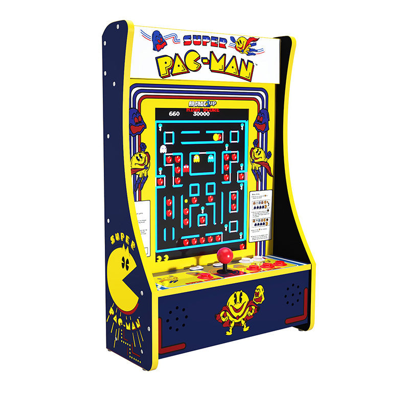 Arcade1Up 10 Game PartyCade Plus Portable Home Arcade Machine - Super PacMan