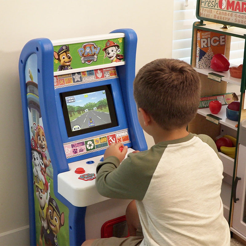 Arcade1Up Arcade Jr. Home Arcade Machine with Stool - Paw Patrol