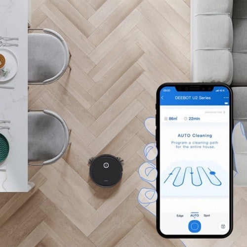 ECOVACS DEEBOT U2SE Robot Vacuum Cleaner and Mop with WiFi & App