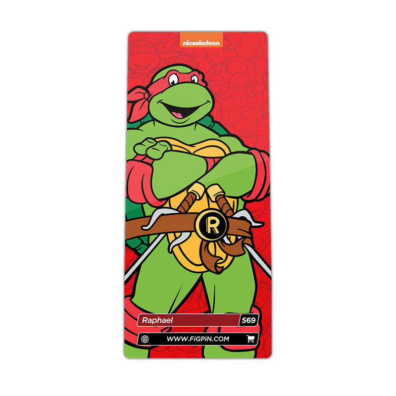 Teenage Mutant Ninja Turtles Raphael FiGPiN Classic Enamel Pin #569