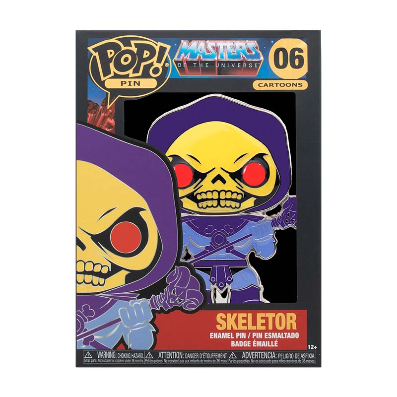 Funko POP! Pin: Masters of the Universe - Skeletor (Red Glow in the Dark Eyes)