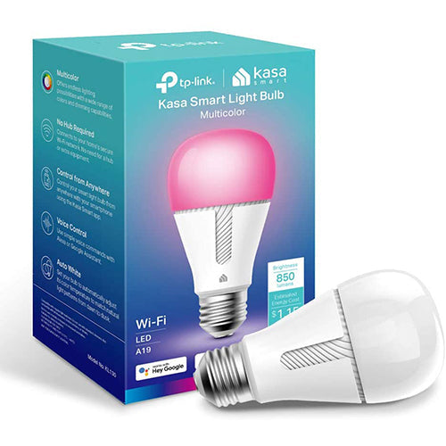 TP-Link Kasa Smart WiFi Light Bulb, Multicolor - Smart LED Light Bulbs, (KL130)