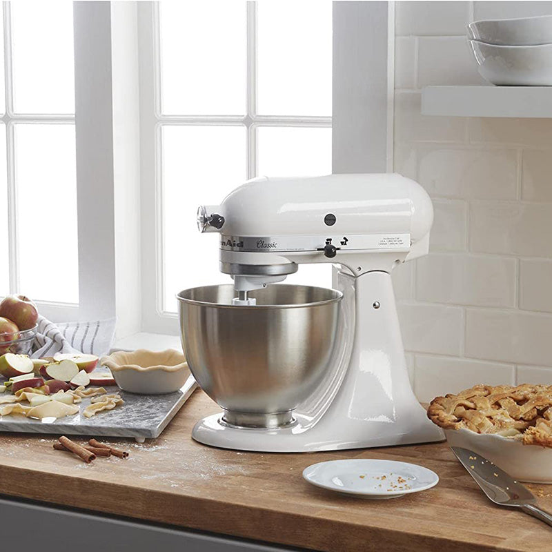 KitchenAid Classic K45SSWH 4.5 Quart Stand Mixer - White