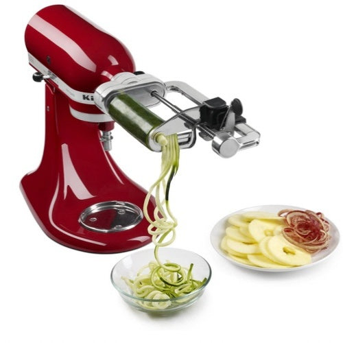 KitchenAid Spiralizer Plus Attachment with Peel, Core and Slice, Silver