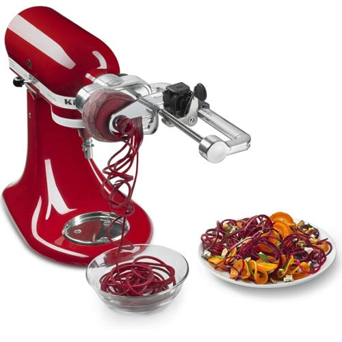 KitchenAid Spiralizer Plus Attachment with Peel, Core and Slice, Silver