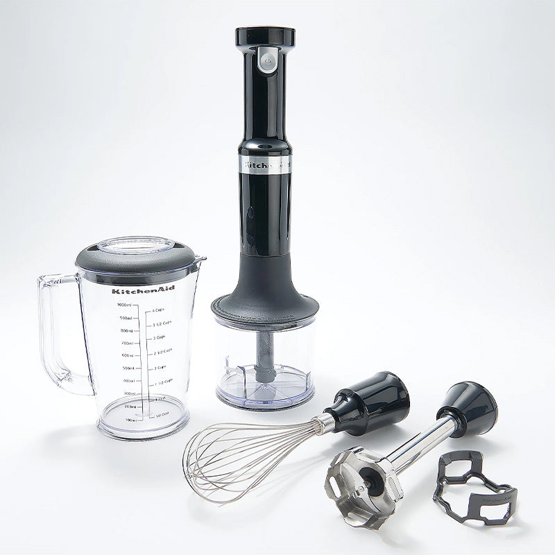 KitchenAid Cordless Rechargeable Variable-Speed Hand Blender - Black