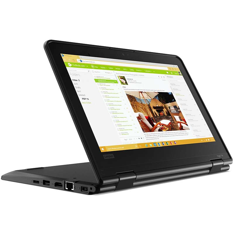 Lenovo ThinkPad 11e Yoga Gen 6 Laptop, 11.6" IPS Touch 250Nits, m3-8100Y, 8GB, 128 GB SSD