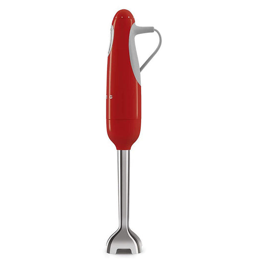 Smeg HBF01RDUS 50's Retro Style Aesthetic Hand Blender, Red