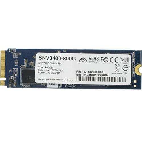 SYNOLOGY M.2 2280 NVME SSD SNV3400 800GB