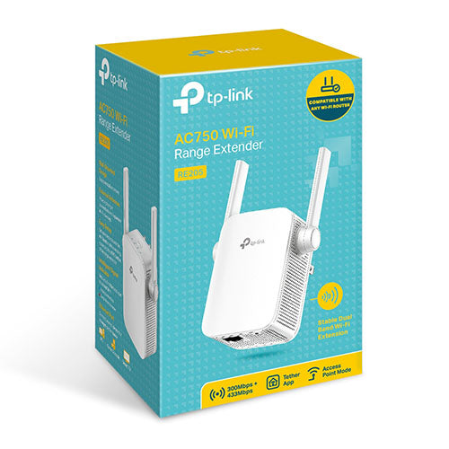 TP-Link AC750 Wi-Fi Range Extender with Two External Antennas (RE205)