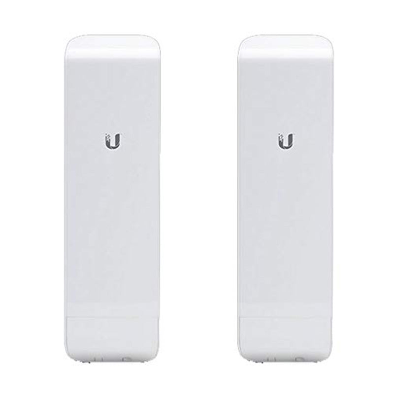 Ubiquiti NSM5 Bundle of 2 NanoStation M5 5GHz Outdoor airMAX CPE 150+Mbps 15+km