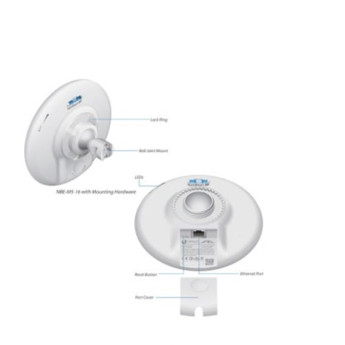 Ubiquiti Networks airMAX NanoBeamM NBE-M5-16 5 GHz Bridge