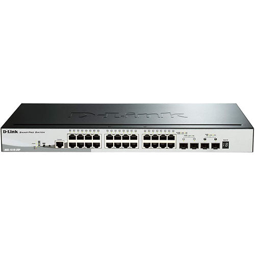 D-Link PoE Switch, 24 28 Port Fast Ethernet Gigabit Managed (DGS-1510-28P)